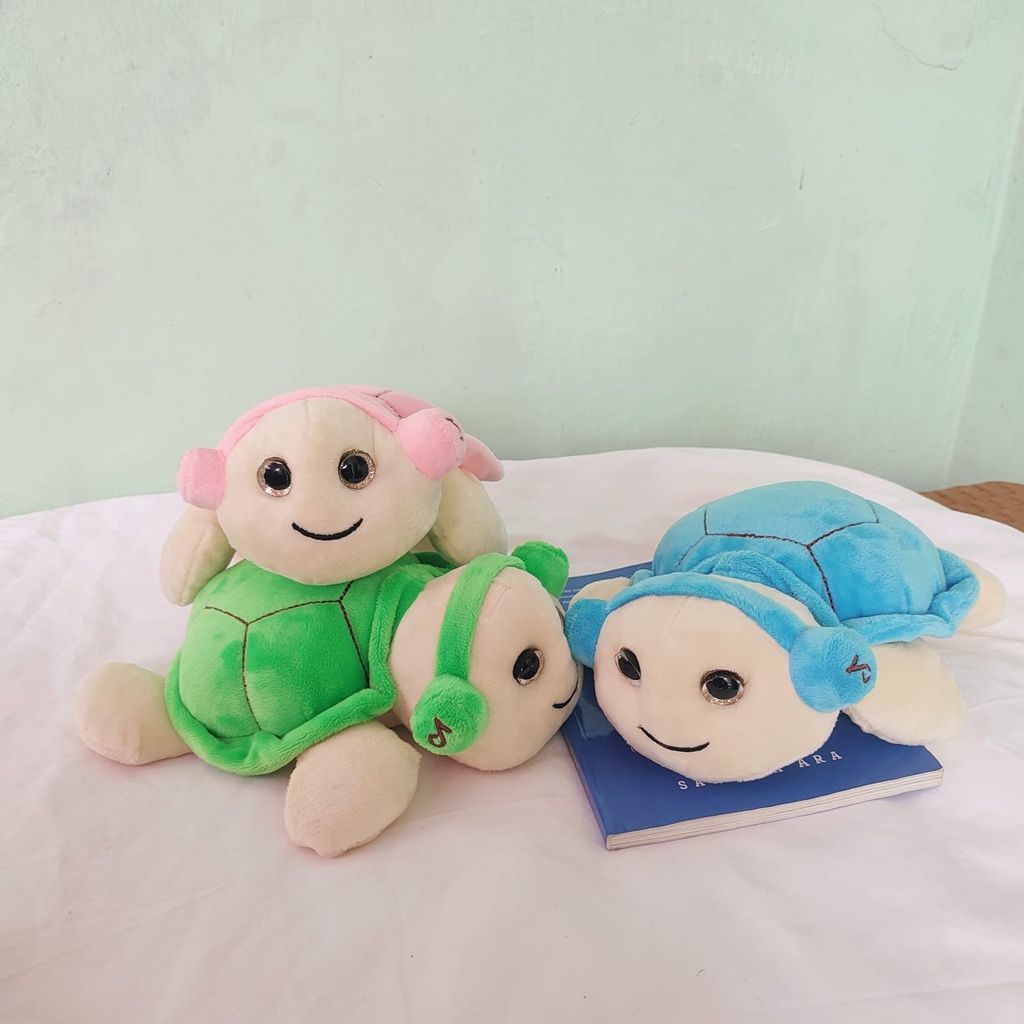 Boneka Kura Kura Lucu Mainan Anak Terbaru Kado Ultah Murah Ukuran 25cm