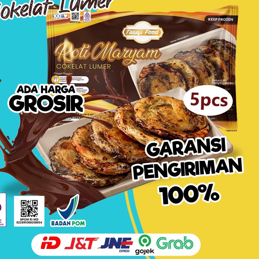 

12.12 SALE Coklat, Roti Maryam Cokelat Lumer Isi 5 grosir