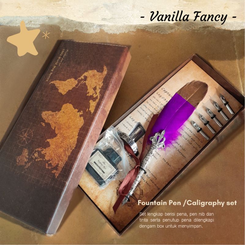 

Fountain pen/pen kaligrafi/ caligraphy set/set kaligrafi/pen tinta
