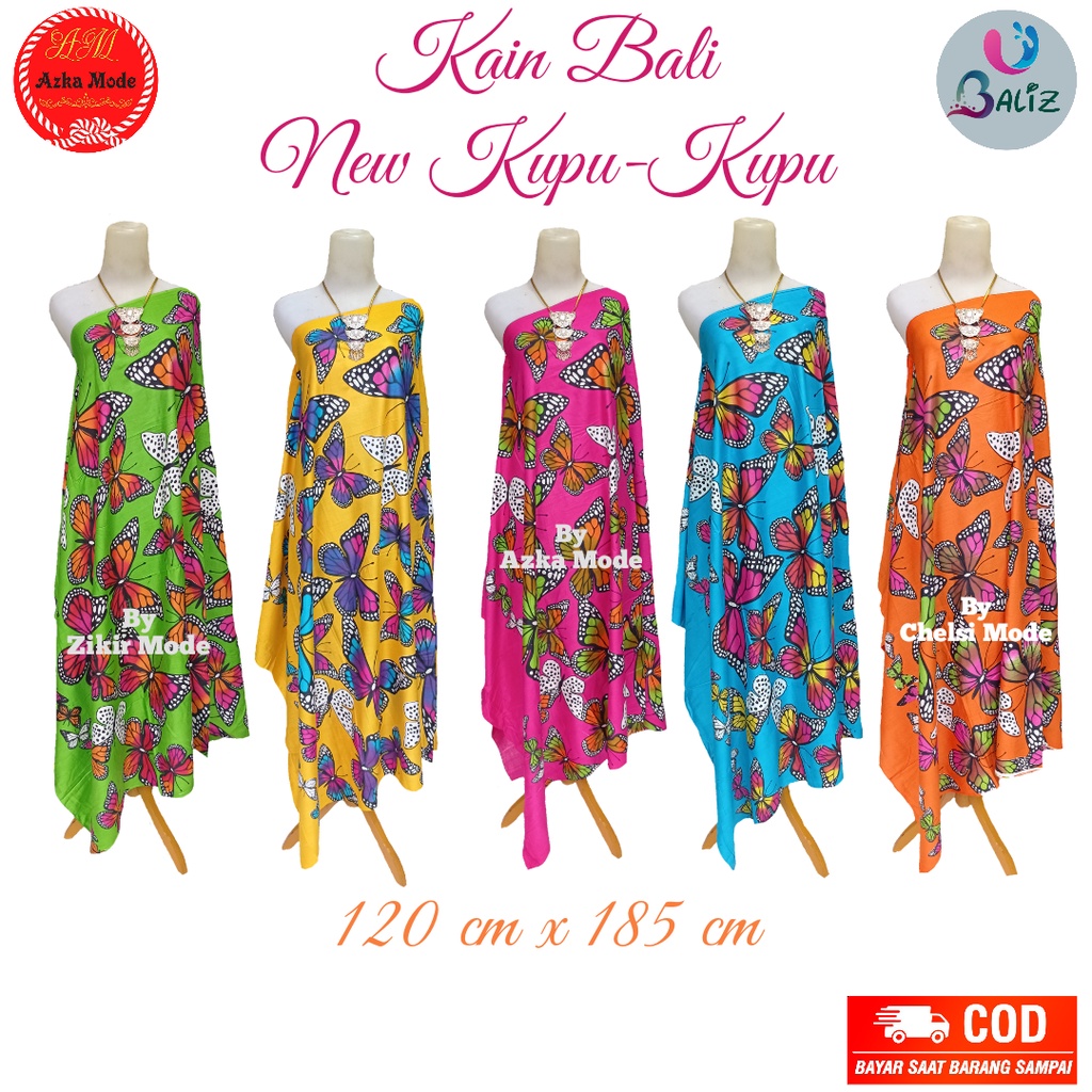 Selendang Pantai Kain Bali Pantai - Kain Bali Motif Kupu-kupu Jumbo - Sarung Pantai SEMBILAN MODE - Sarung Bali - Kain Pantai - Kain Katun Jepang - Kain Untuk Hiasan Dinding - Kain Untuk Plafon Mobil Truk Dan Mobil 3/4 Lainnya