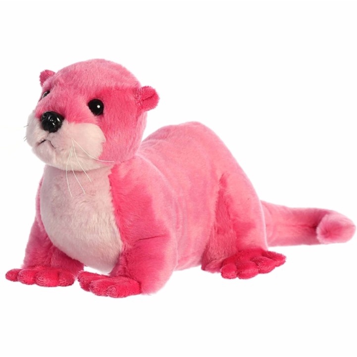 pabrik branded aurora world Destination Nation Pink River Otter Stuffed Animal anjing laut Ikan lumb
