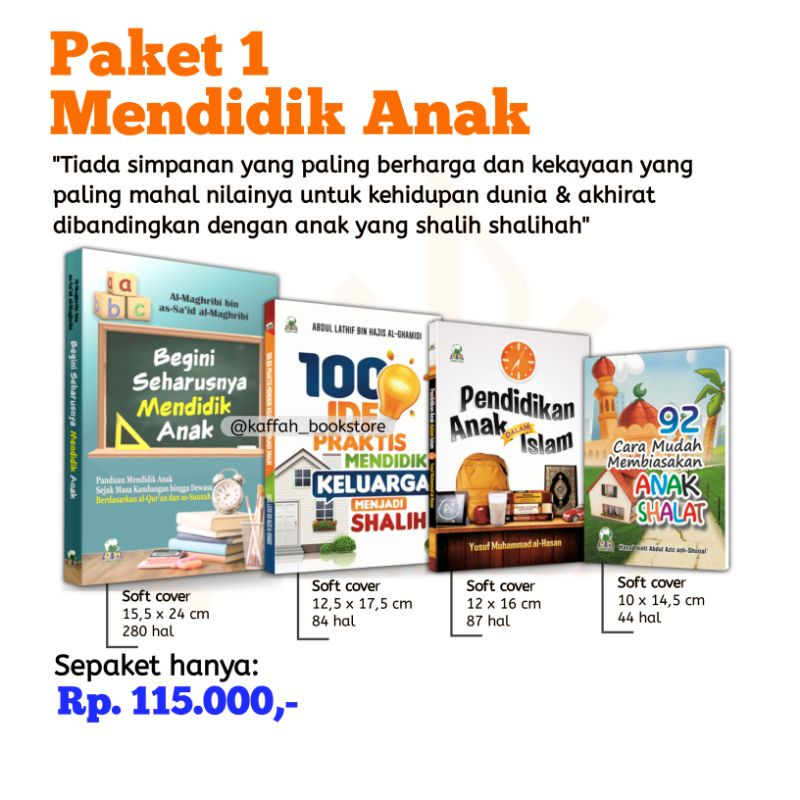Paket Cara Mendidik Anak/ buku anak/