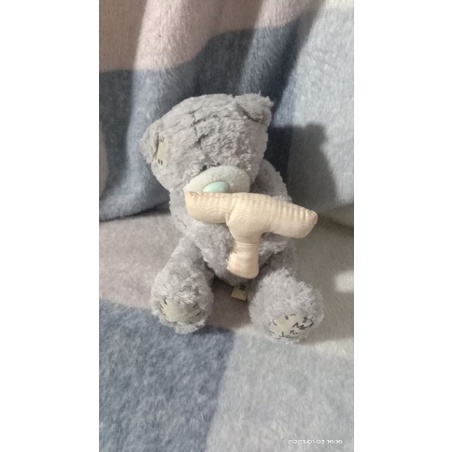 boneka beruang huruf T preloved