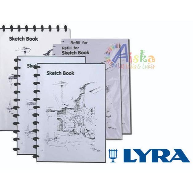 

81 Lyra Sketch Book A5, A4, A3, & Refill (Buku Sketsa Lyra A5, A4, A3, &Refill) / Buku gambar ➥COD
