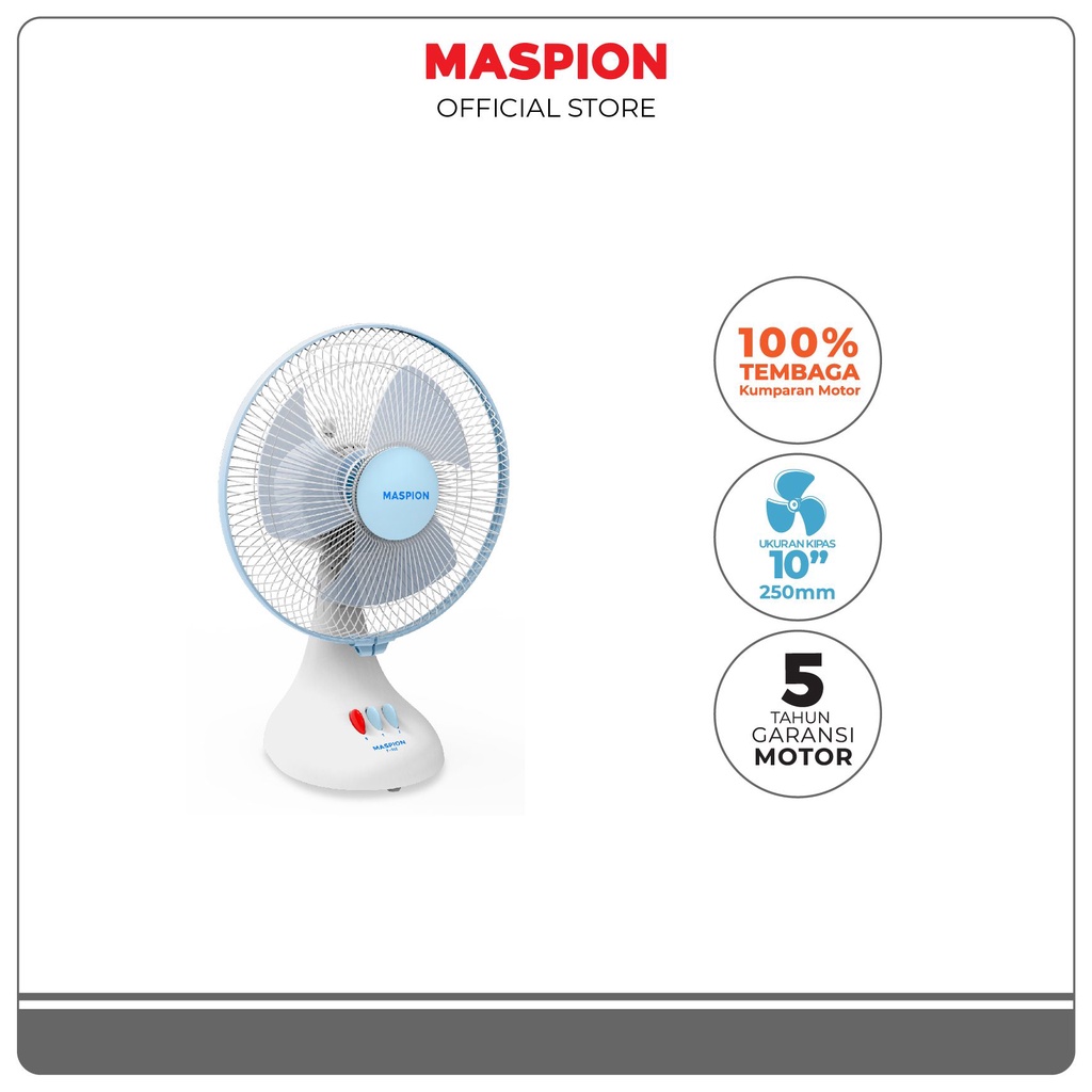 Maspion Kipas Angin Meja Desk Fan 10 Inch F-252