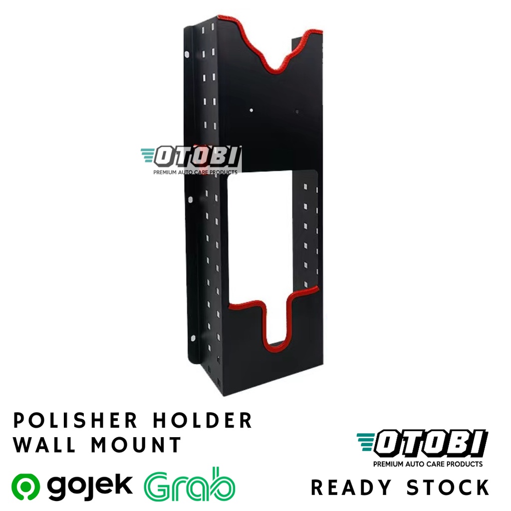 Rak Mesin Poles Holder Wall Mount Gantung Hanger Polisher Single