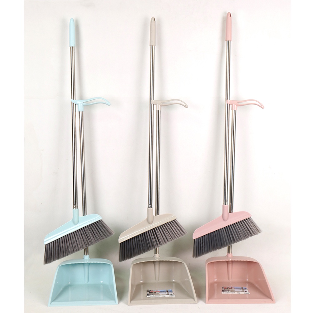 Alat Pembersih Lantai 3 in 1 Sapu Set Pengki Pel Wiper Cikrak Broom Perawatan Rumah Kantor Apartemen Cleaning Tools Serbaguna Multifungsi