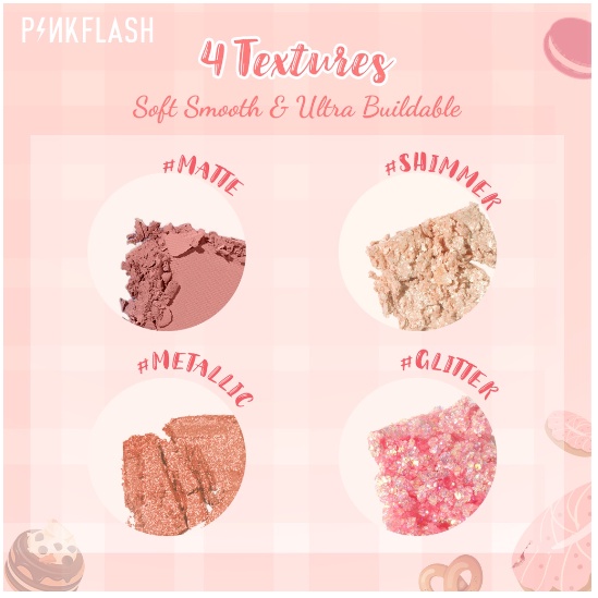 PINKFLASH Pro Touch Eyeshadow Pallete PF-E15