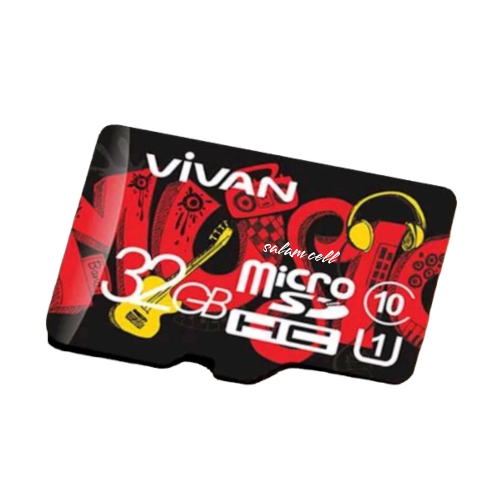 Memory Card MMC Vivan V32U10 Clas 10 Micro SD Original Vivan