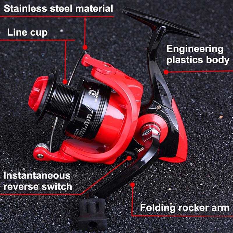 Original LIEYUWANG Reel Gulungan Pancing Spinning 12+1 Ball Bearing 5.0:1