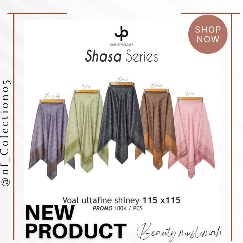 TERMURAH  SASHA SERIES BY JOURNEY || Hijab segiempat terbaru journey || hijab jilbab kerudung segiem