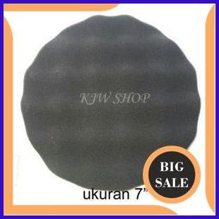 onderdil Black Foam Velcro Pad 7 INCH - Spon Poles Mobil Hitam 7INCH - Busa Poles Mobil 7INCH - Bus