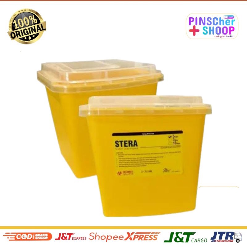 Sharp Container 5 L Stera Tempat Limbah Medis