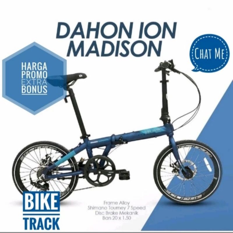 Sepeda Lipat Dahon Ion Madison 20 Inch 7 Sp