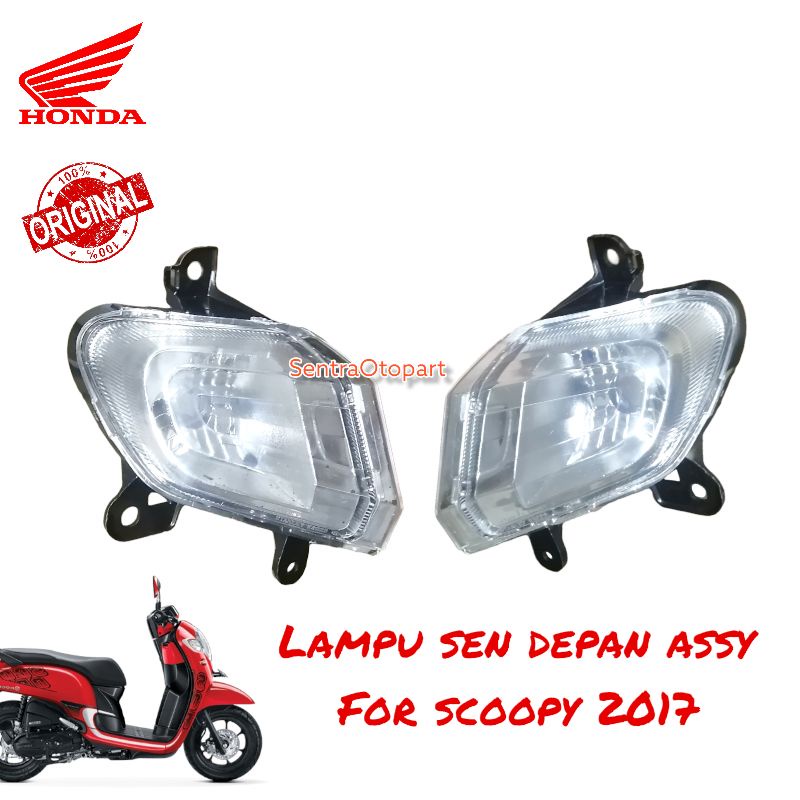 Lampu sen assy scoopy fi injeksi ring 12 2017 original stanley