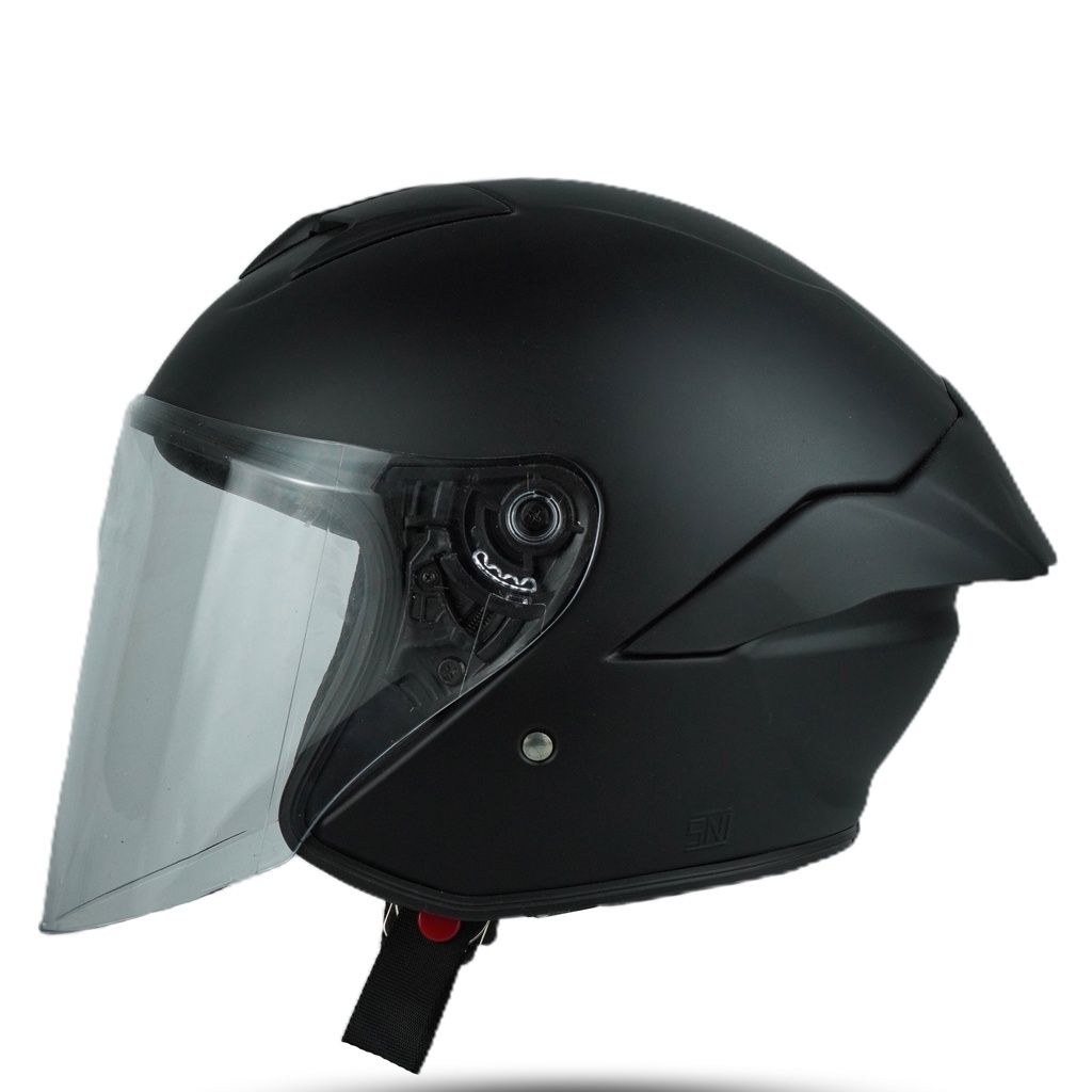 Jual Jitsu Helm Half Face JS1 Series Warna Pink Gloss Solid Premium