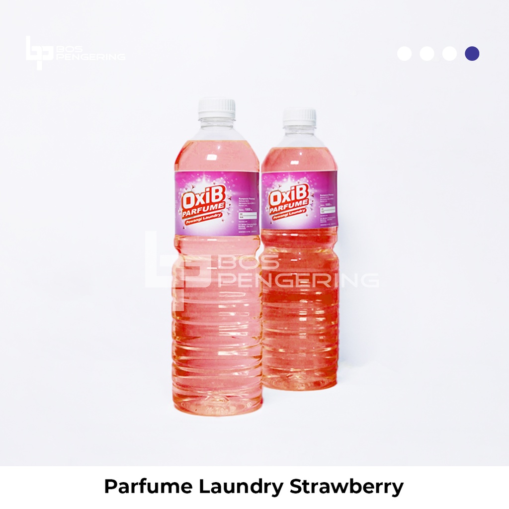 Pewangi Pakaian Laundry - OxiB Parfum Aroma Strawberry 1Liter Manis Tahan Lama