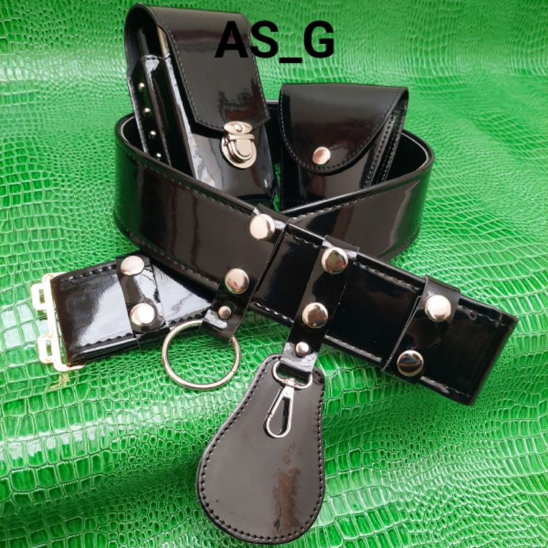 kopel satpam (security) lengkap 1 set polos