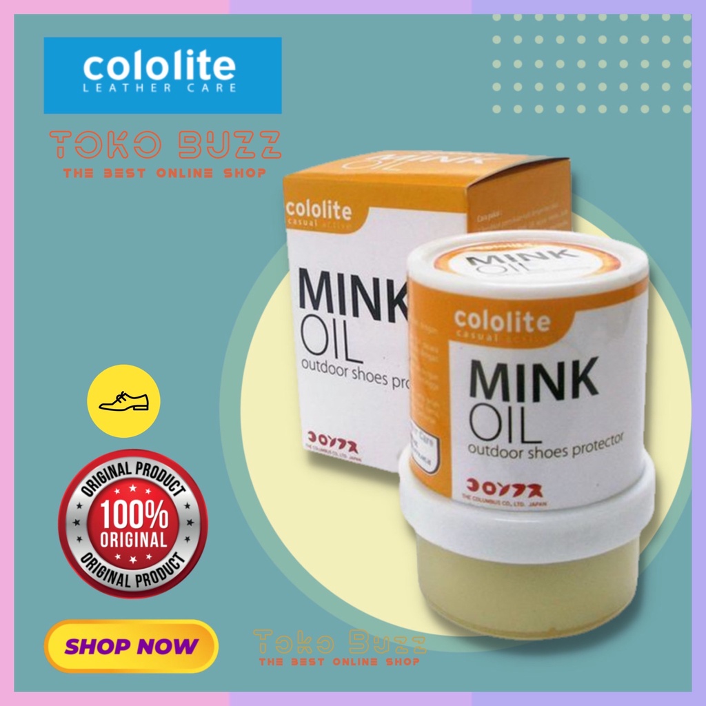 COLOLITE MINK OIL Outdoor Shoe Protector Semir Sepatu Pelindung Perawatan Pelembab Sepatu Tas Kulit Pria Wanita PREMIUM ORIGINAL COLOLITE SHOE LEATHER CARE C-001