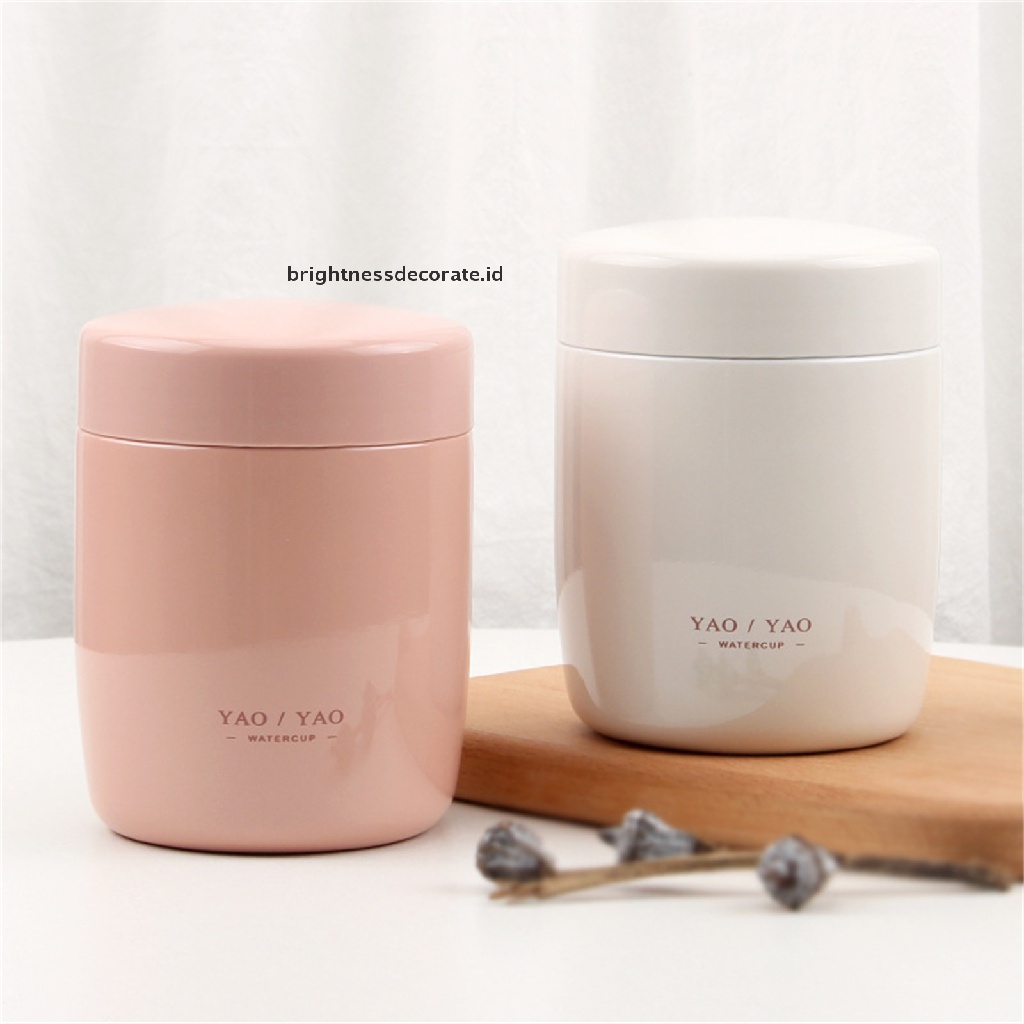 [Birth] 260ml Kotak Makan Makanan Portable Stainless Steel Food Soup Containers Vacuum Flask [ID]