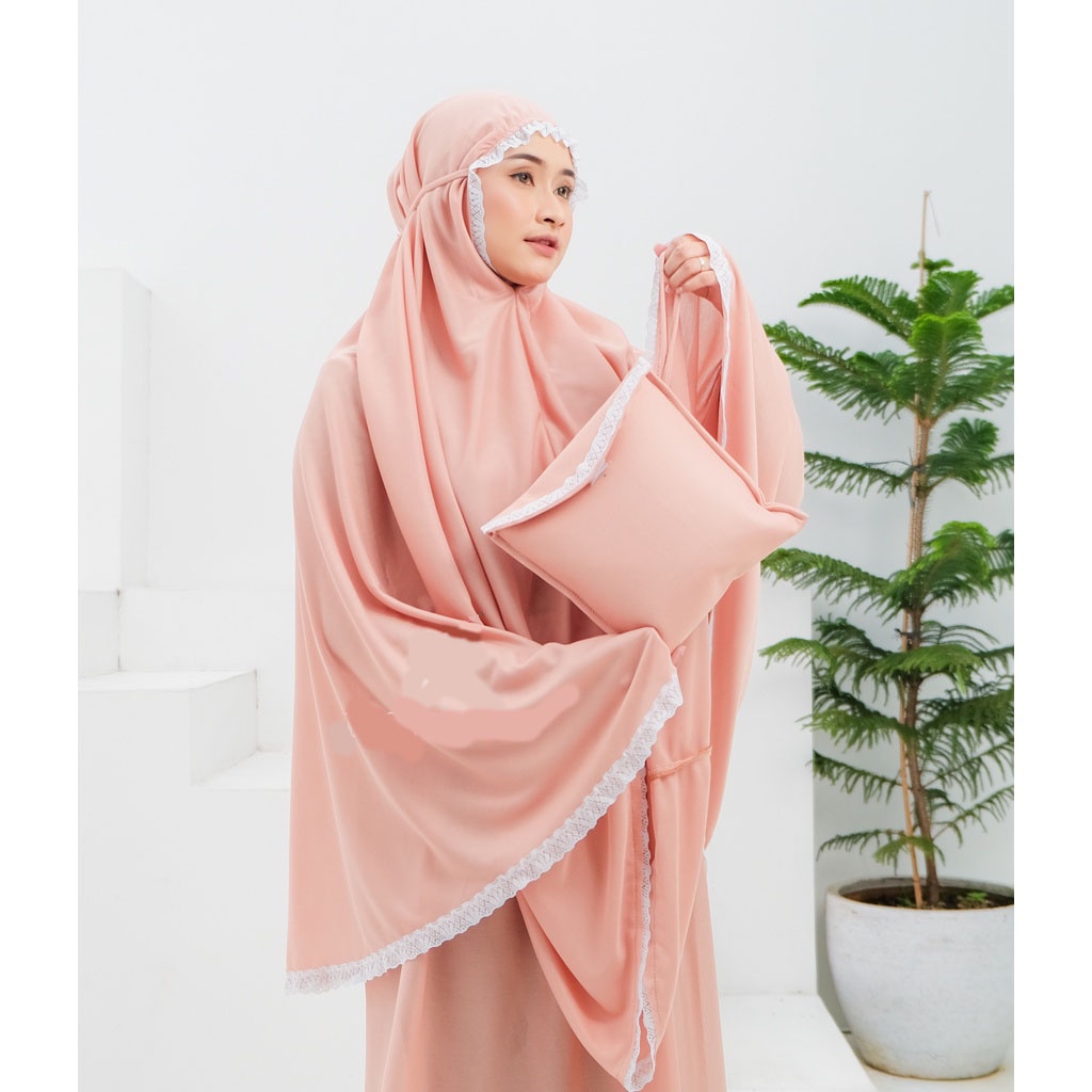 mukena amplop/mukena jersey hyget/mukena murah/mukena renda premium