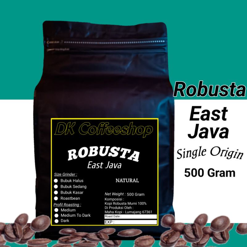 

Kopi Java Robusta 500gr Pilih RoastBean Atau Bubuk