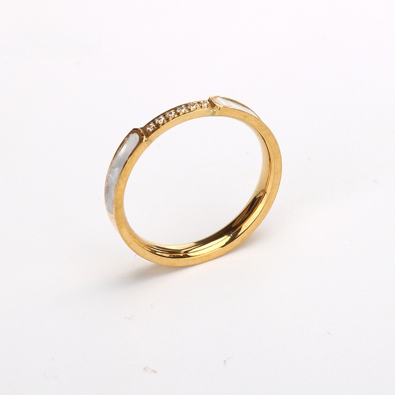 Cincin enam zircon titanium anti karat harga grosir bisa cod
