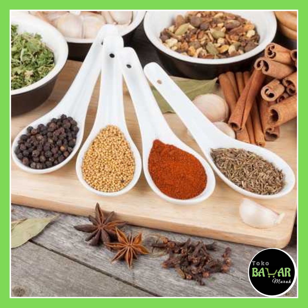 

REMPAH REMPAH BUMBU DAPUR PREMIUM / ANEKA REMPAH BUMBU MASAK / REMPAH BUMBU DAPUR SEMUA VARIAN