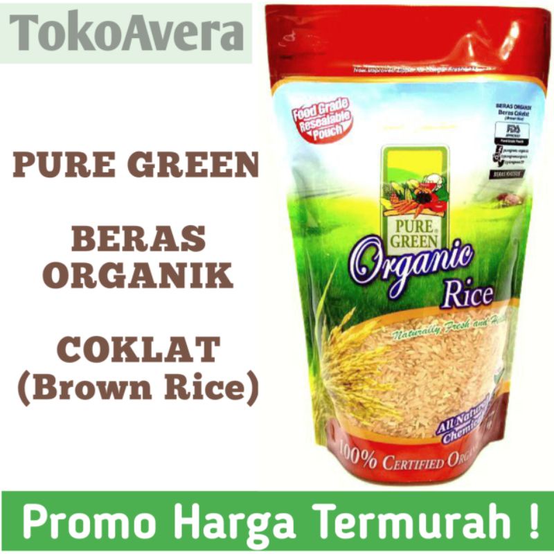 

Puregreen Beras Organik Coklat Brown Organic Rice Baik untuk Kesehatan