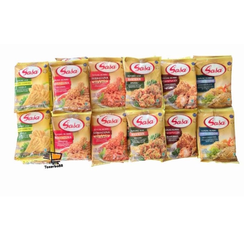 

Sasa Tepung Bumbu Serba guna All variant 10 sachet @80 gr