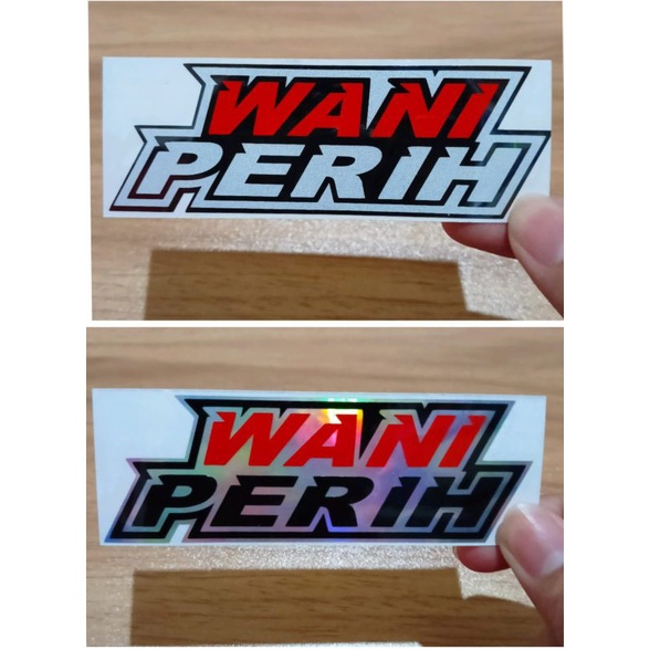 Sticker wani perih cutting stiker viral