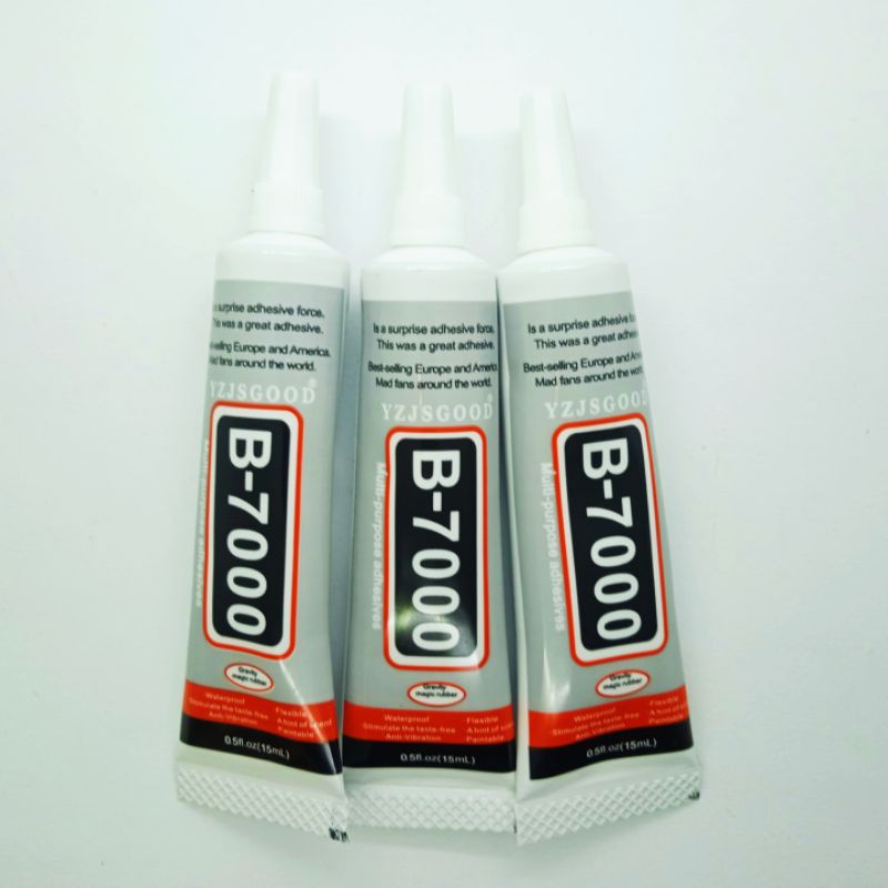

LEM SERBAGUNA B-7000 15 ML / LEM SEPATU WARNA BENING / SANDAL /LEM 15 ML B-7000