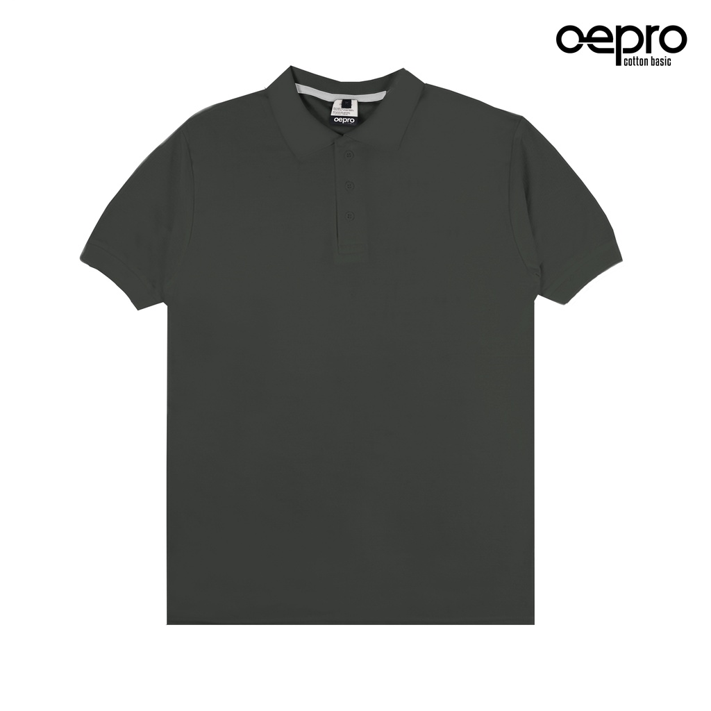 Kaos Polo Premium | Kaos Kerah Premium | Polo shirt | Gray Sand | Full Katun | Oepro