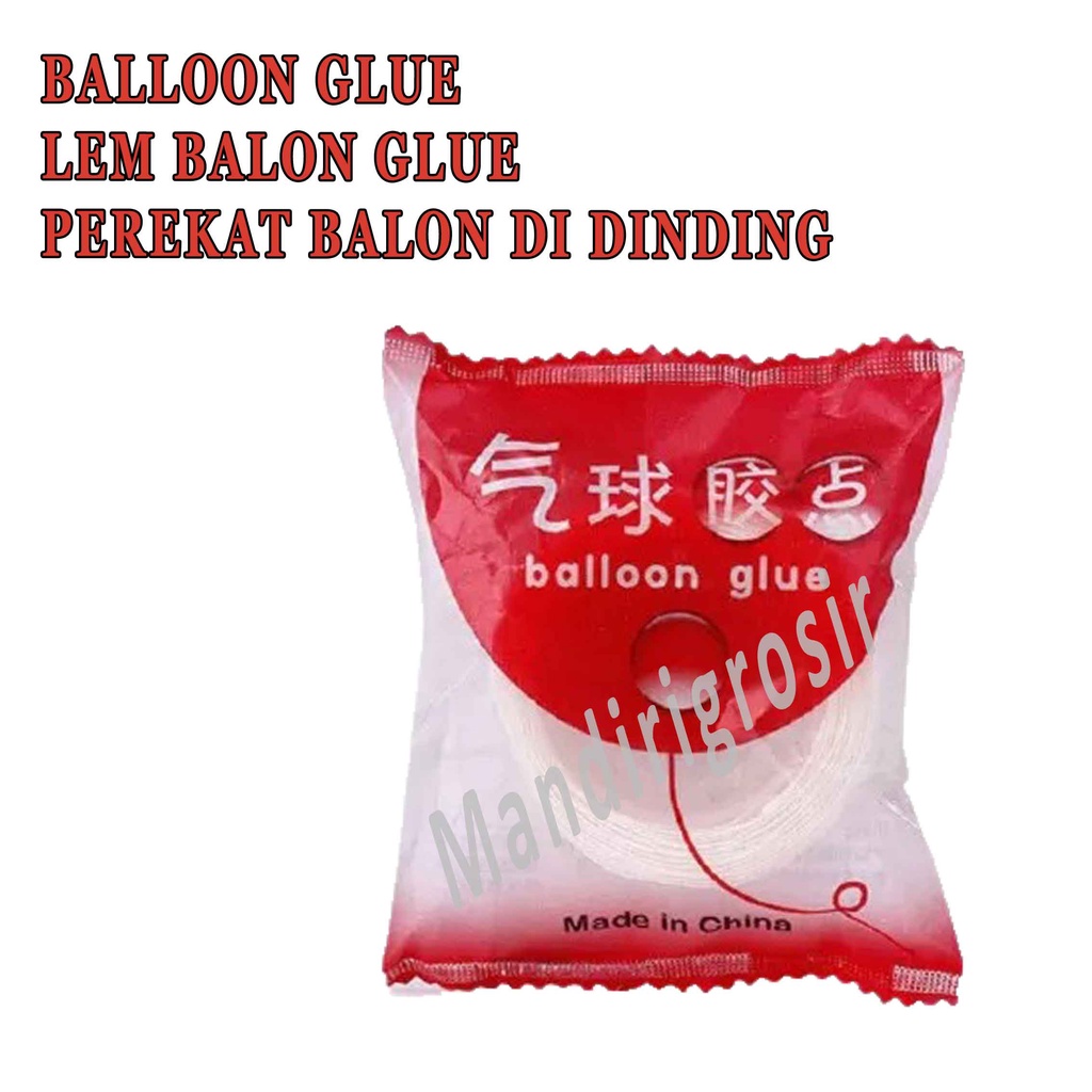 Lem Balon * Balloon Glue * Perekat Balon Didinding * Lem Balon Glue