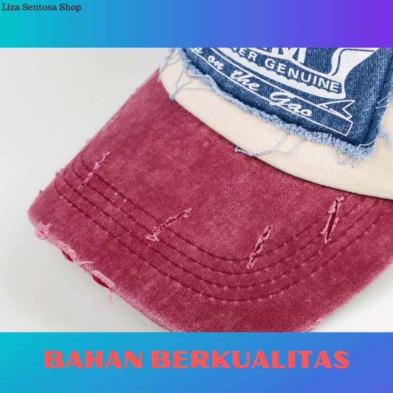 Topi Baseball Pria Original Import Premium Warna Merah Biru Motor Racing Team