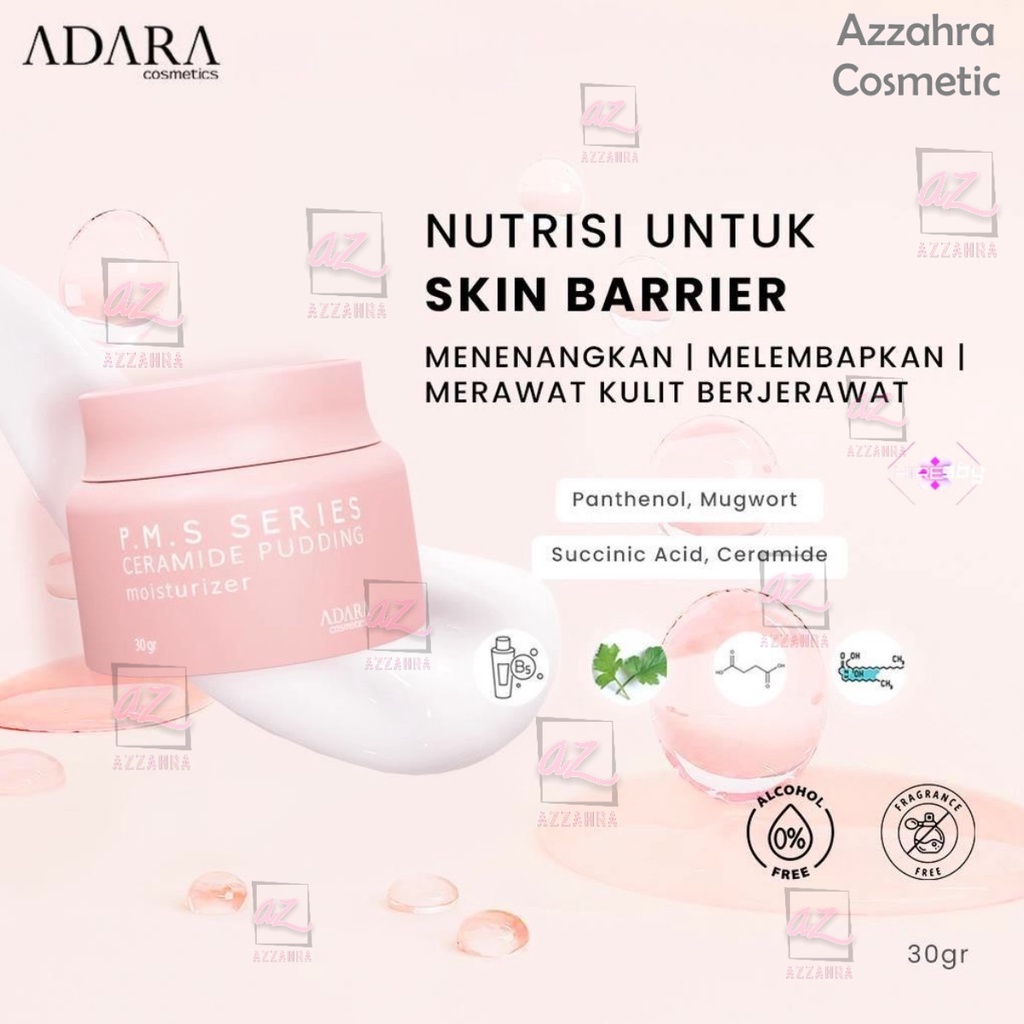 ADARA P.M.S Ceramide Pudding Moisturizer 30gr