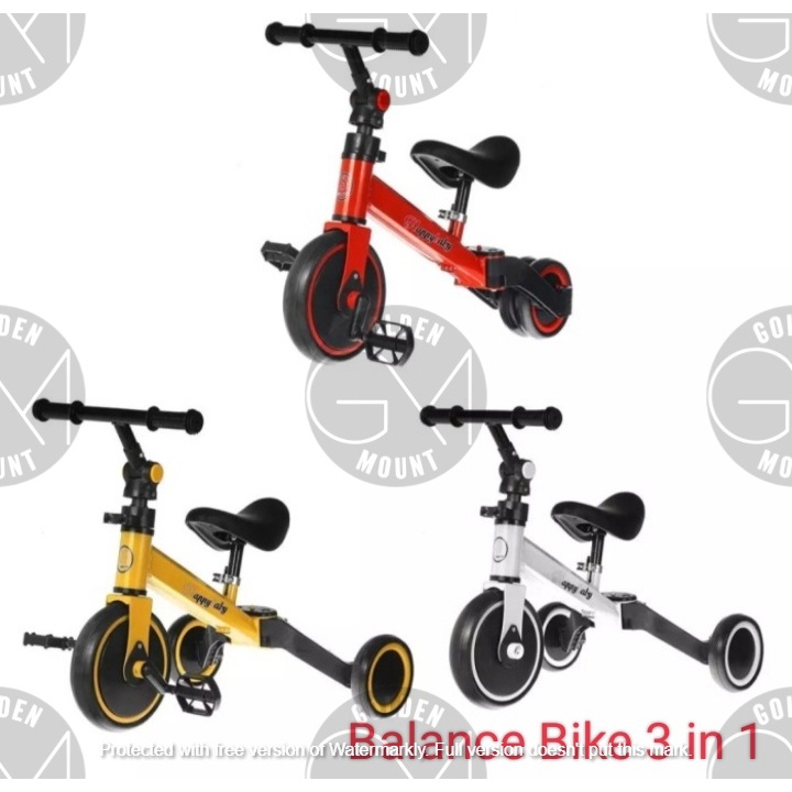 Sepeda Anak Balance Bike 3 in 1