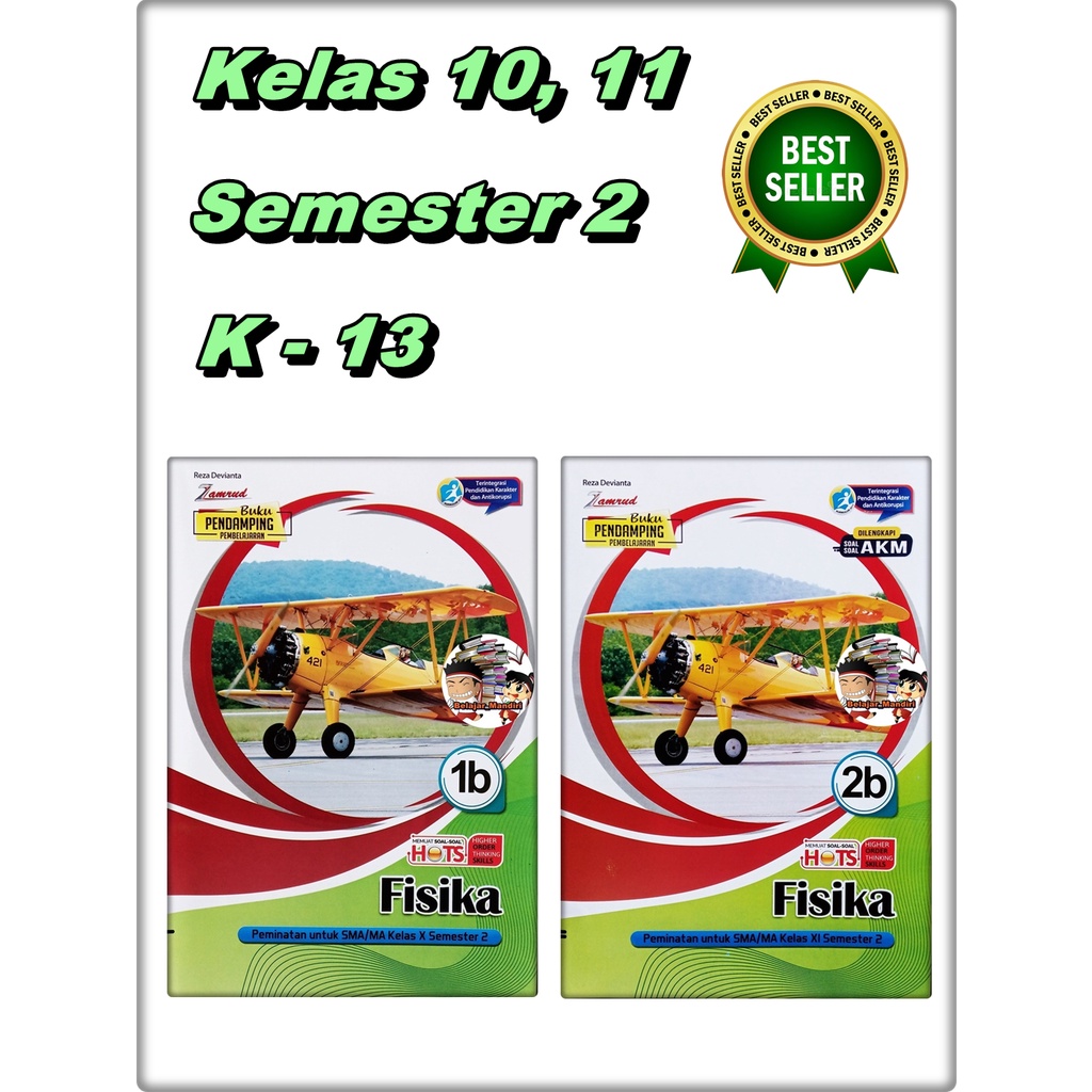 LKS Fisika SMA/MA Kelas 10, 11 Semester 2 K-13 Zamrud