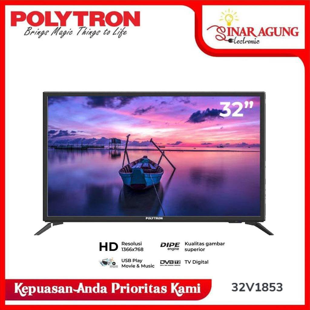 POLYTRON DIGITAL LED TV 32" PLD 32V1753 100% ORI