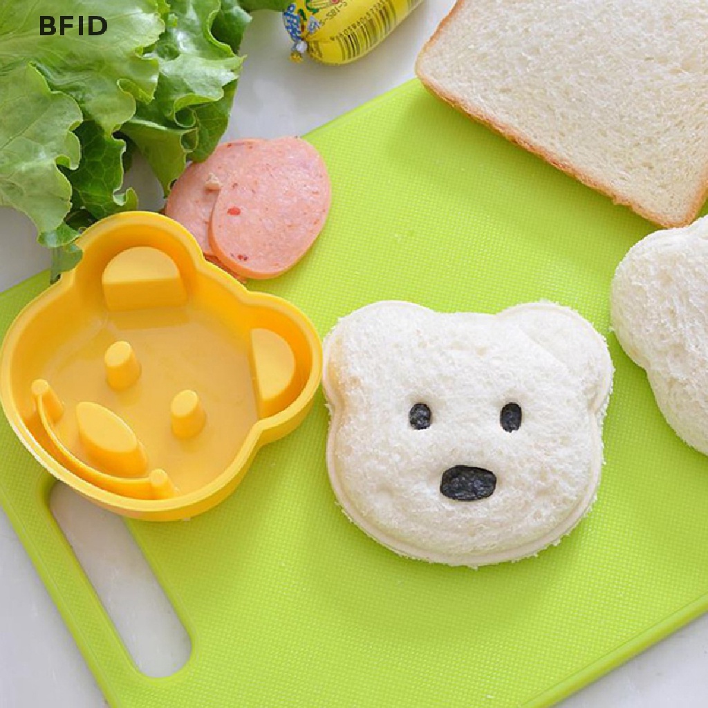 [BFID] Cetakan Sandwich Kartun Roti Beruang Cookie Cake Cutter Mold Tools Dapur Cupcake [ID]