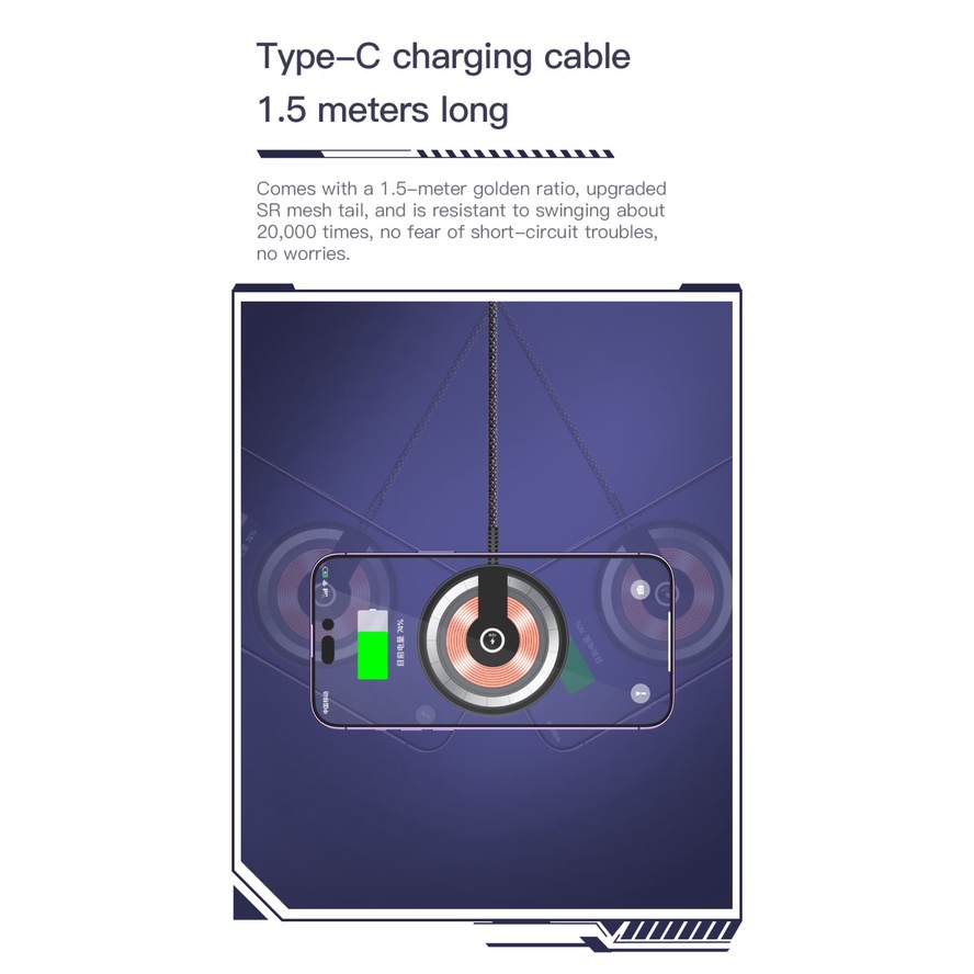 TOTU MING Magsafe Wireless Charger 15W + Car Charger &amp; Holder Mobil