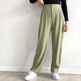 Celana Kulot HighWaist Loose Pants Wanita Jisoo