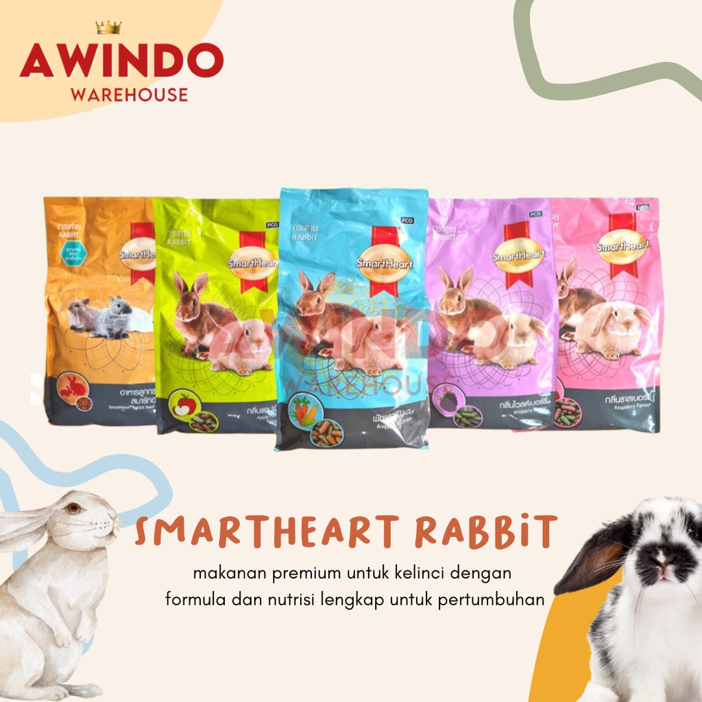 SMARTHEART RABBIT - Makanan Pakan Kelinci Smart Heart 1kg