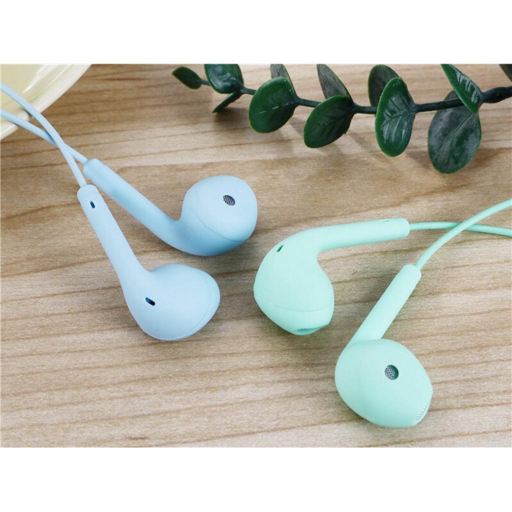 Handsfree Macaron U19 Hifi Macaron Earphone Headset Matte Colour