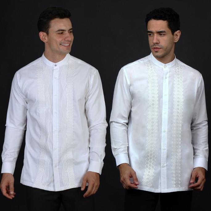 Casella Baju Koko Pria Lengan Panjang | Baju Koko Putih Lengan Panjang terlaris