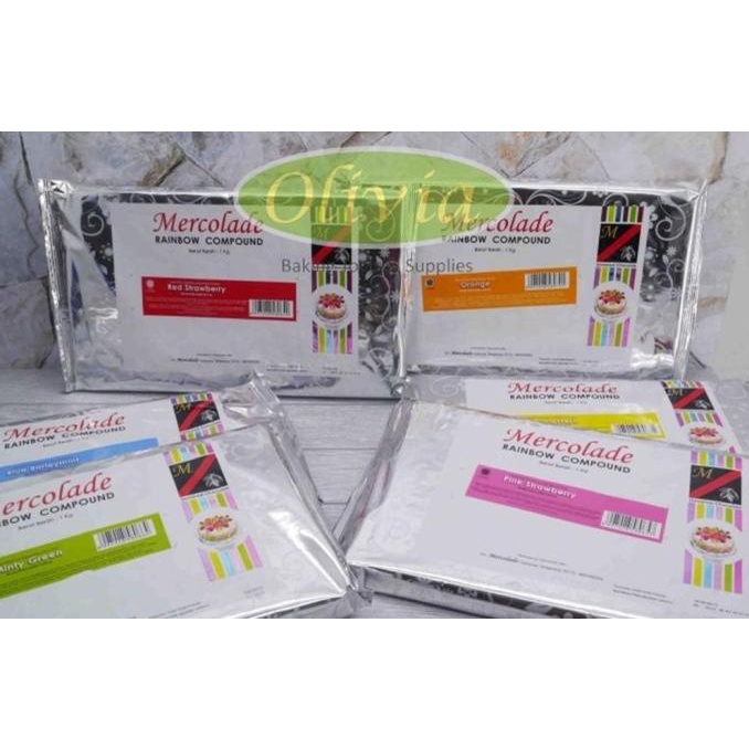 

Mercolade Rainbow Compound Varian Rasa / Cokelat Batang Slice
