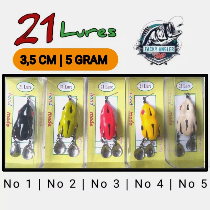 DISKON Soft Frog Mini Double Blade Umpan Casting Gabus MURAH