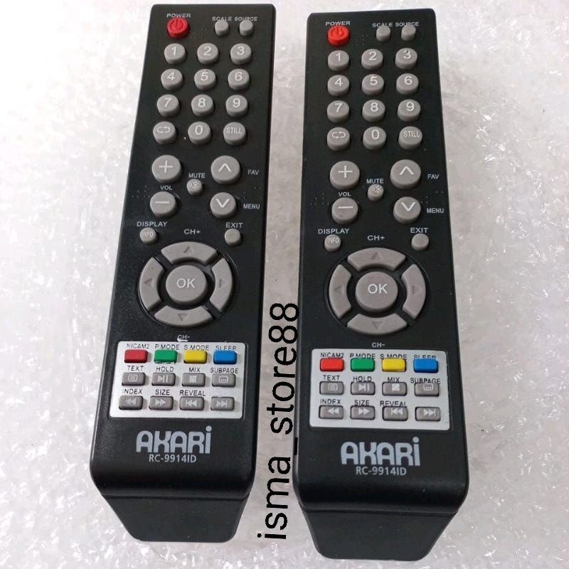 REMOT TV AKARI LCD LED TABUNG SLIM FLAT RC-99141D