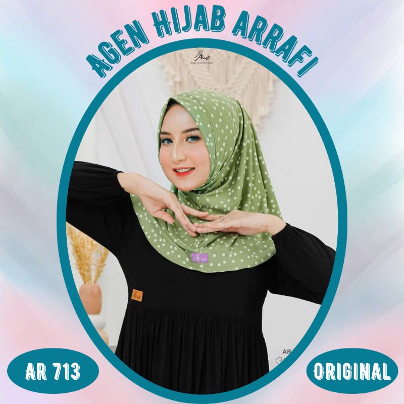 Jilbab hijab kerudung bergo krudung wanita dewasa jersey instan motif polkadot best seller terbaru n