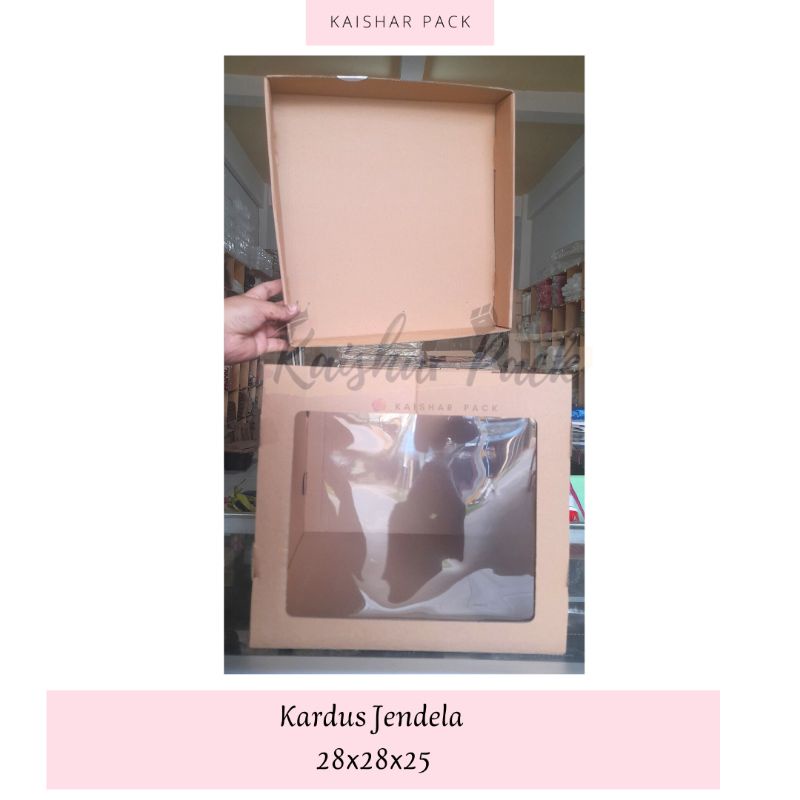 

KARDUS JENDELA DEPAN 28X28X25 DAN 30X30X29,5 / PIECES
